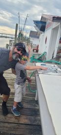 Kids fishing charter