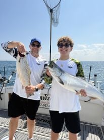 Captain Jim and Mate Mike were awesome!!! We had Great Time and looking forward to book again next year. Captain was extremely knowledgeable of Lake Michigan overall Hot spots and was proven by the large King Coho and Brown trout we caught.