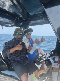 Great day on the water in paradise.  