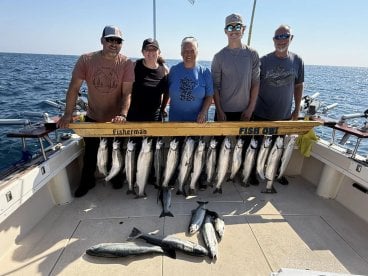 Excellent Day of Fishing on Lake Michigan
