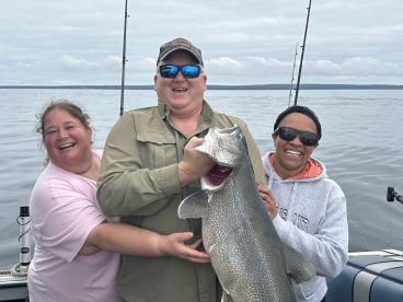 Amazing trout fishing 