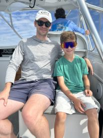 Awesome Captain, 1st Mate and boat