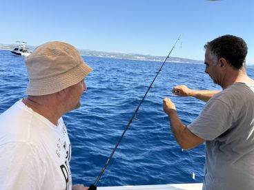 Great boat fishing trip