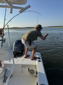 Tarpon was our first catch!