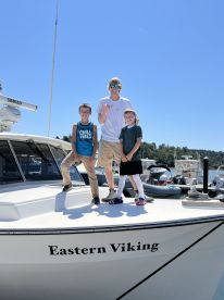 Great birthday fishing trip in the bay