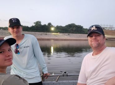 Family fishing trip