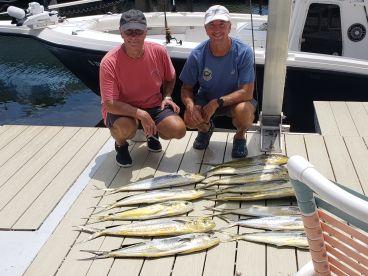Captain Jim put us on the Mahi
