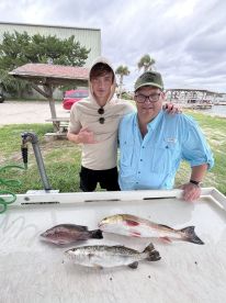 good day of fishing with my son