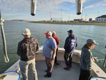 Gorgeous day fishing in Boston 