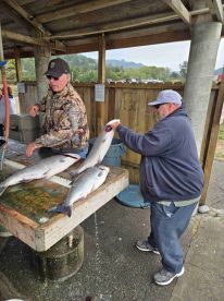 very good guide works hard to get you into the fish 