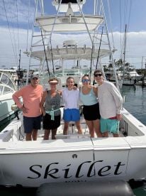 Skillet Sports Fishing charter is the best.