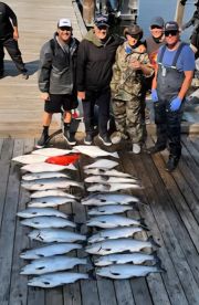 20 Salmon, 5 Lingcod, 4 Halibut, 1 Vermillion Cod, 2 Mackerel...in 2 days. What more can be said...FANTASTIC !!