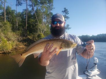 Right on the fish!