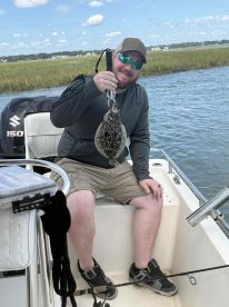 hard day on the waters - but fish on!