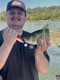Great Day fishing on the lake with Brian