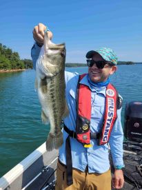 Great day of catching large fish including a giant Largemouth!