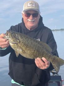 Zack took us to many spots we asked to catch bigger small mouths than more. My fushing partner caught his persinal best 5 lb 13 oz