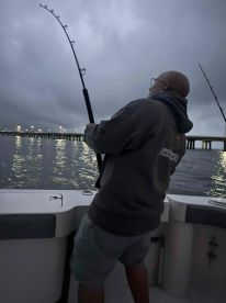 Huge shark and great company