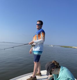 Family fishing day