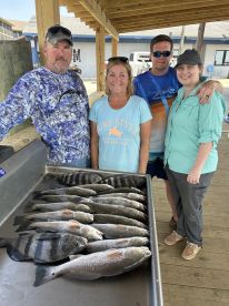 Family fishing day
