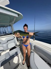 Offshore fishing charter with captains Whitney and Dan 