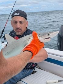 Caught a shark on our first fishing trip\u2026