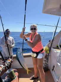 The bite was slow, but we had a great time!