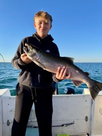 Capt. Wally got us on fish!