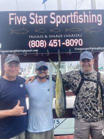 Captain Gabe and 1st Mate Tino were great and knowledgeable but fish weren’t biting that day.