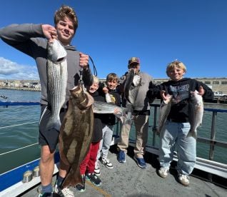 Limits of bass and a bonus halibut 