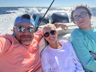 Our 15-year-old cut over 30 fish