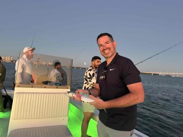 Perfect Sunset Fishing Trip