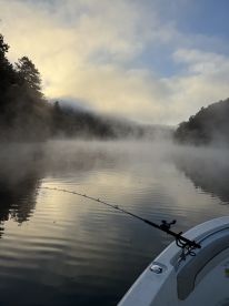Striper fishing on Carter\u2019s Lake