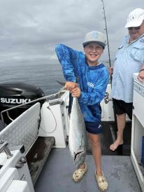 my son caught a few ripping fish 