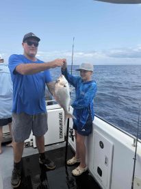 my son caught a few ripping fish 