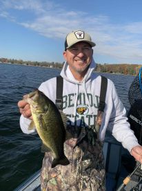 The last fish of the trip was a trophy size walleye 27.75\