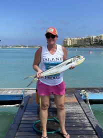 we caught fish and had a great time!