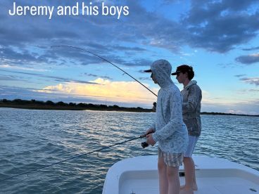 My boys' first trip with Captain Stephen