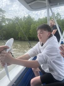 Kerrie, Pedro and Charlie from Echucs