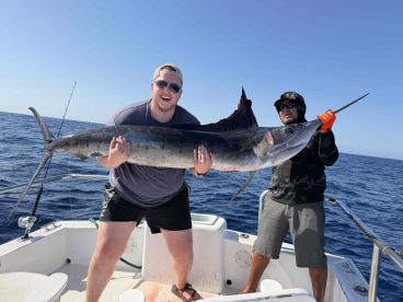 Great, we caught a lot of fish