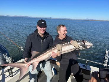 sturgeon and striper fishing 