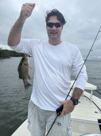 A great day catching fish on the water.