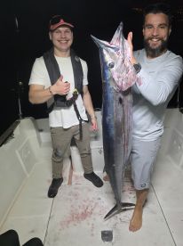 Skilful crew and huge fish