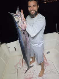 Skilful crew and huge fish