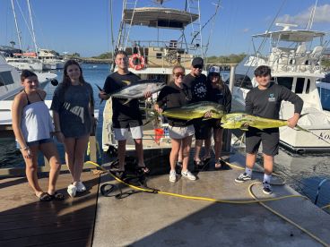 Marlin tail 2 Mahis & a Tuna