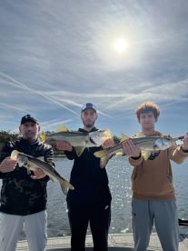 Catching fish in December