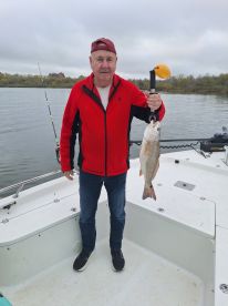 A few less Red Fish in the lake.