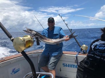 First catch of the day. Awesome fun