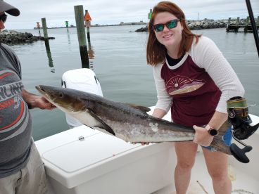 50" Cobia! Thanks Capt. Pete!
