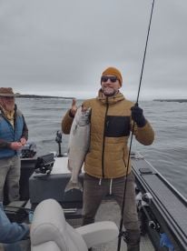 Salmon fishing with Captain Bill Divens 